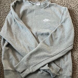 Nike Women's Gray Crewneck Sweater